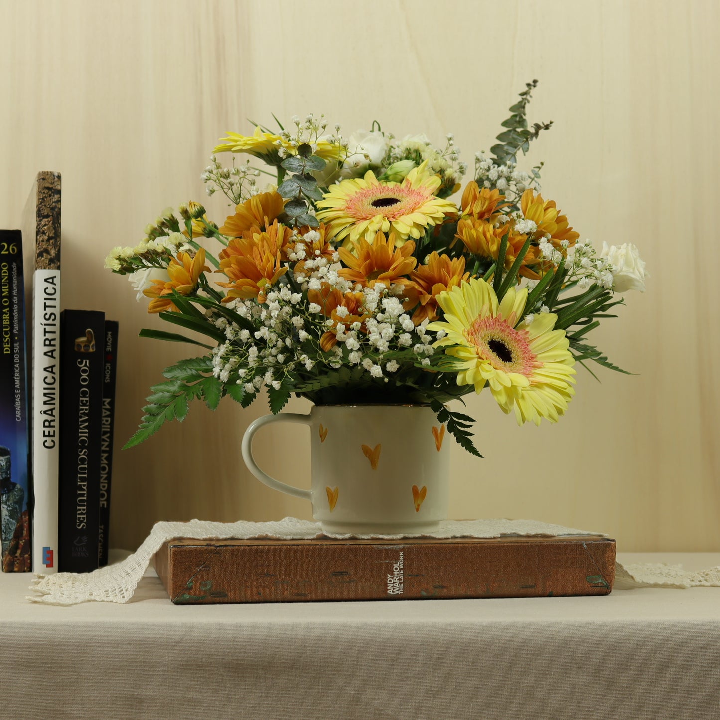 caneca corações 707