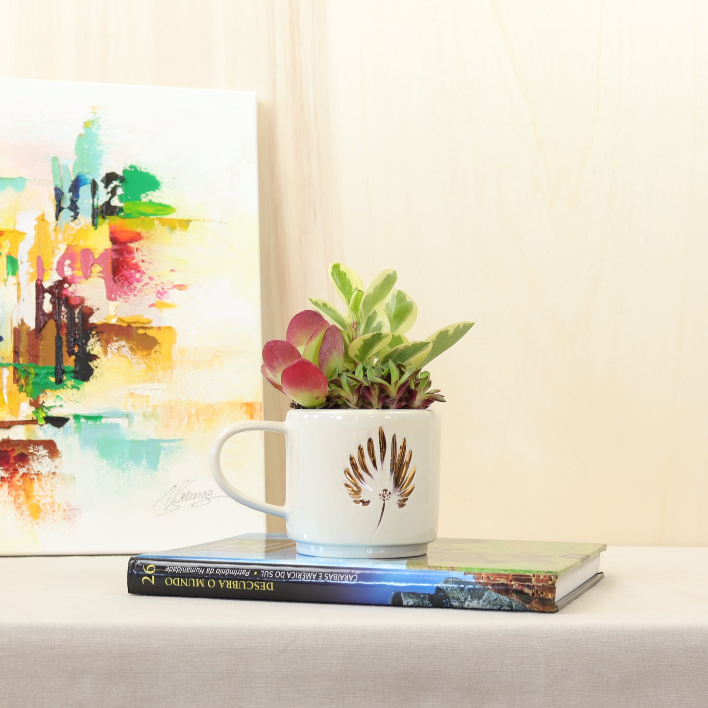 taza flores 698