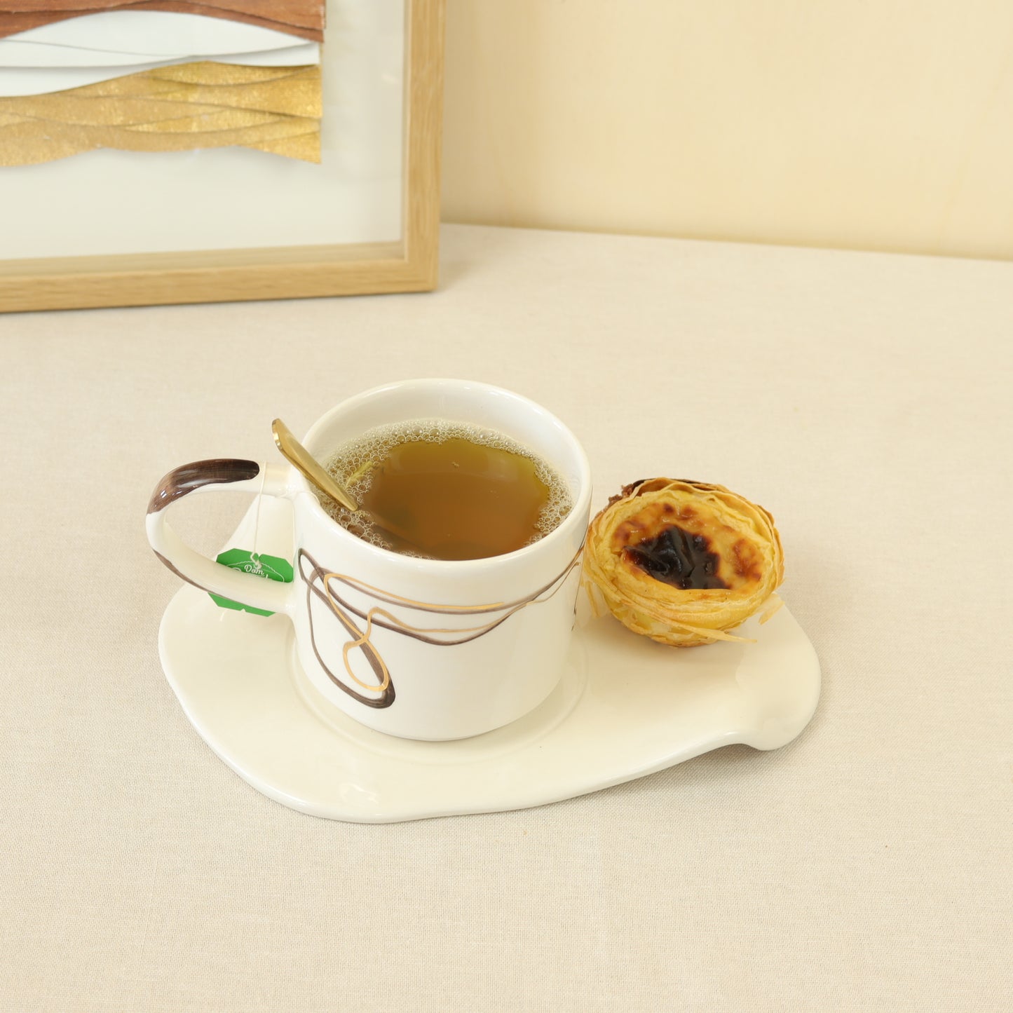 taza marrón 465