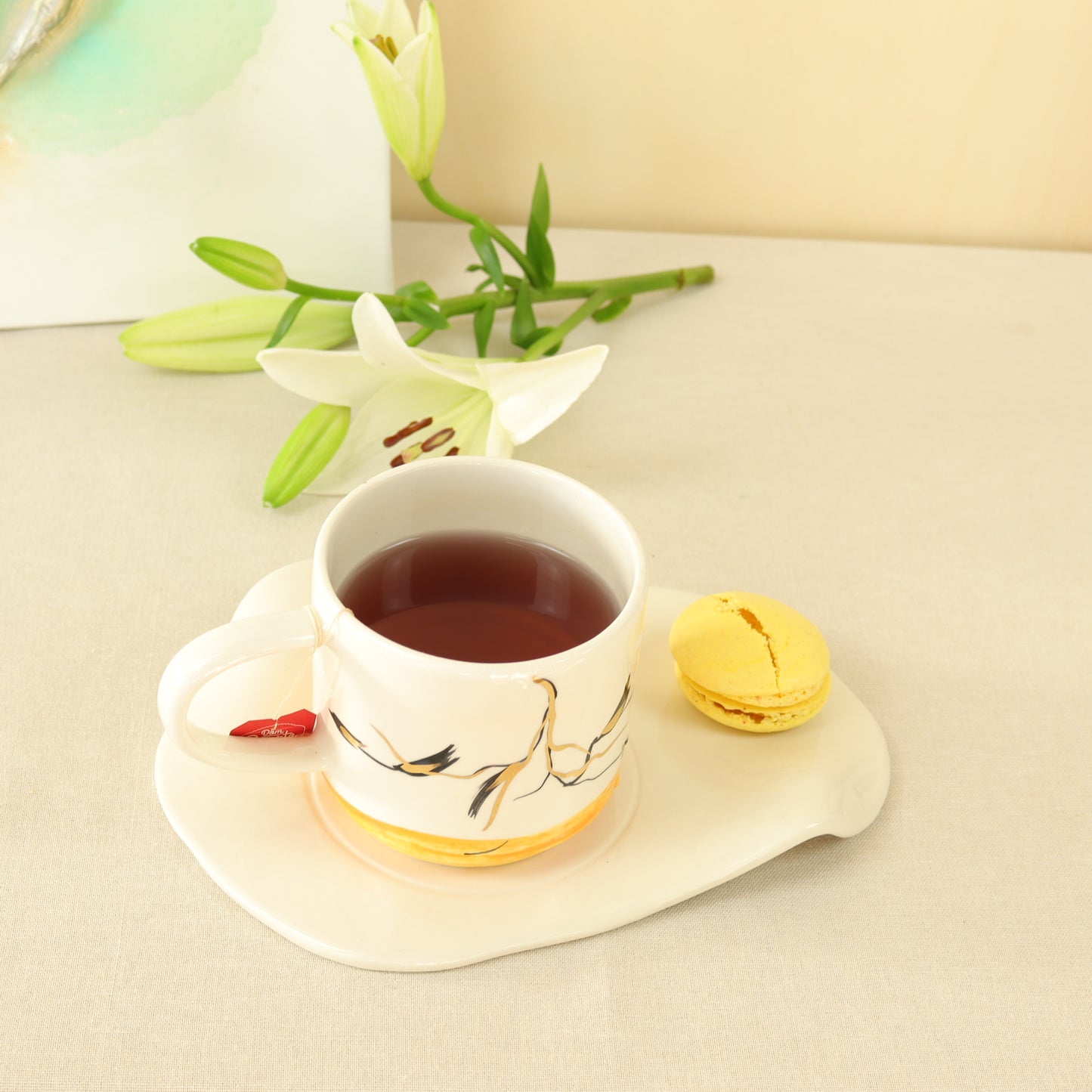 caneca flores 574