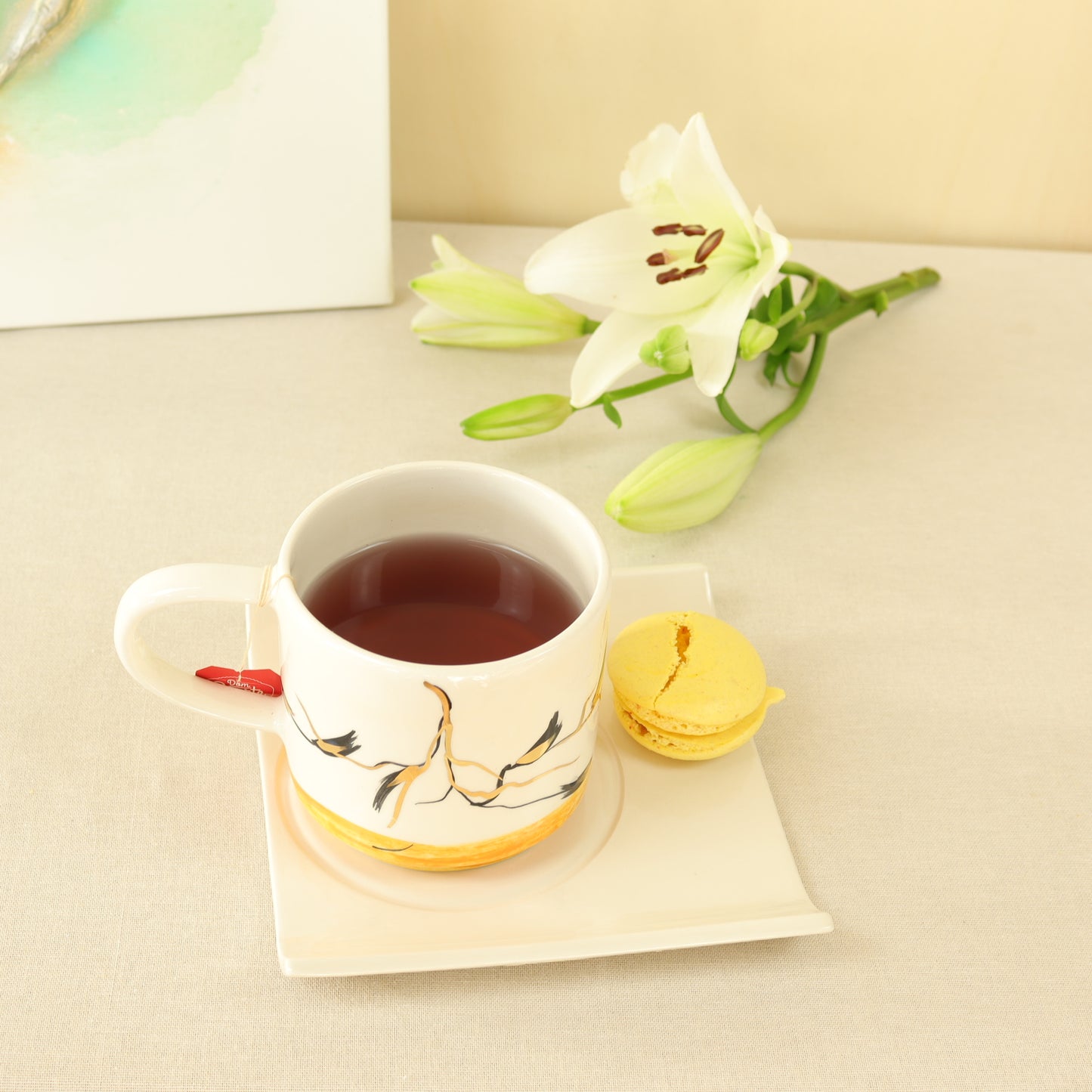 caneca flores 574