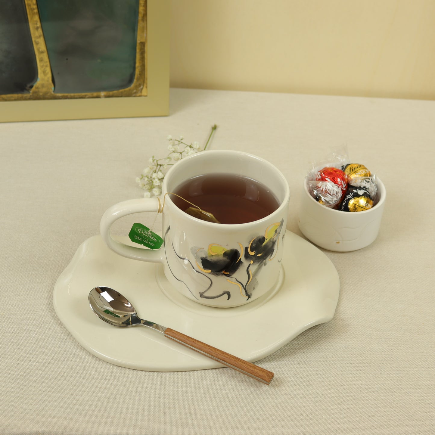 caneca flores 460