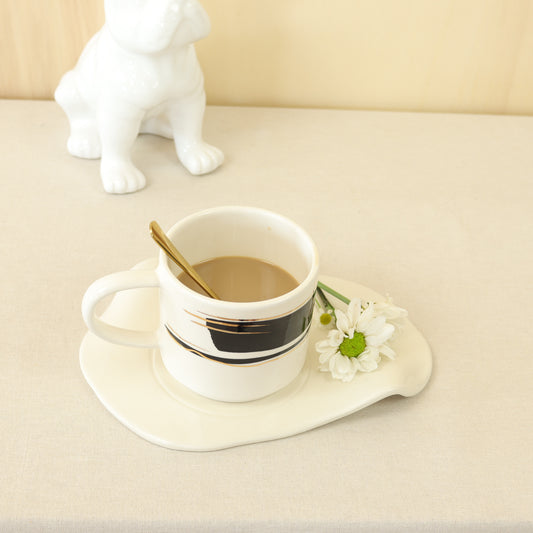 caneca abstrato preto 568