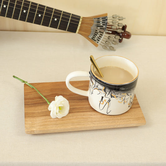 caneca abstrato preto 560