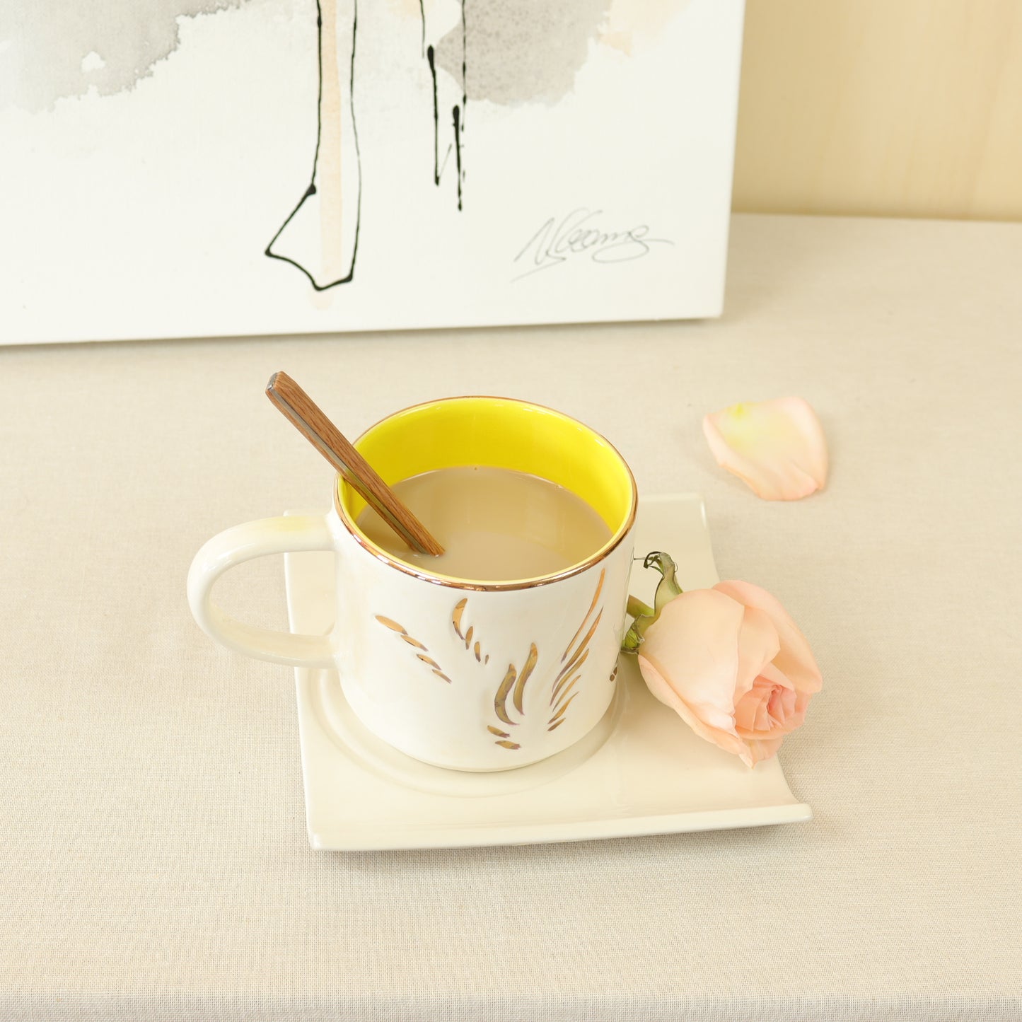 caneca flores 662