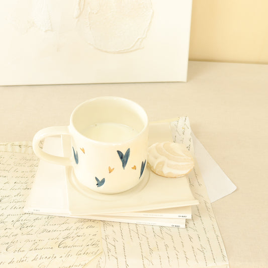 caneca corações 721