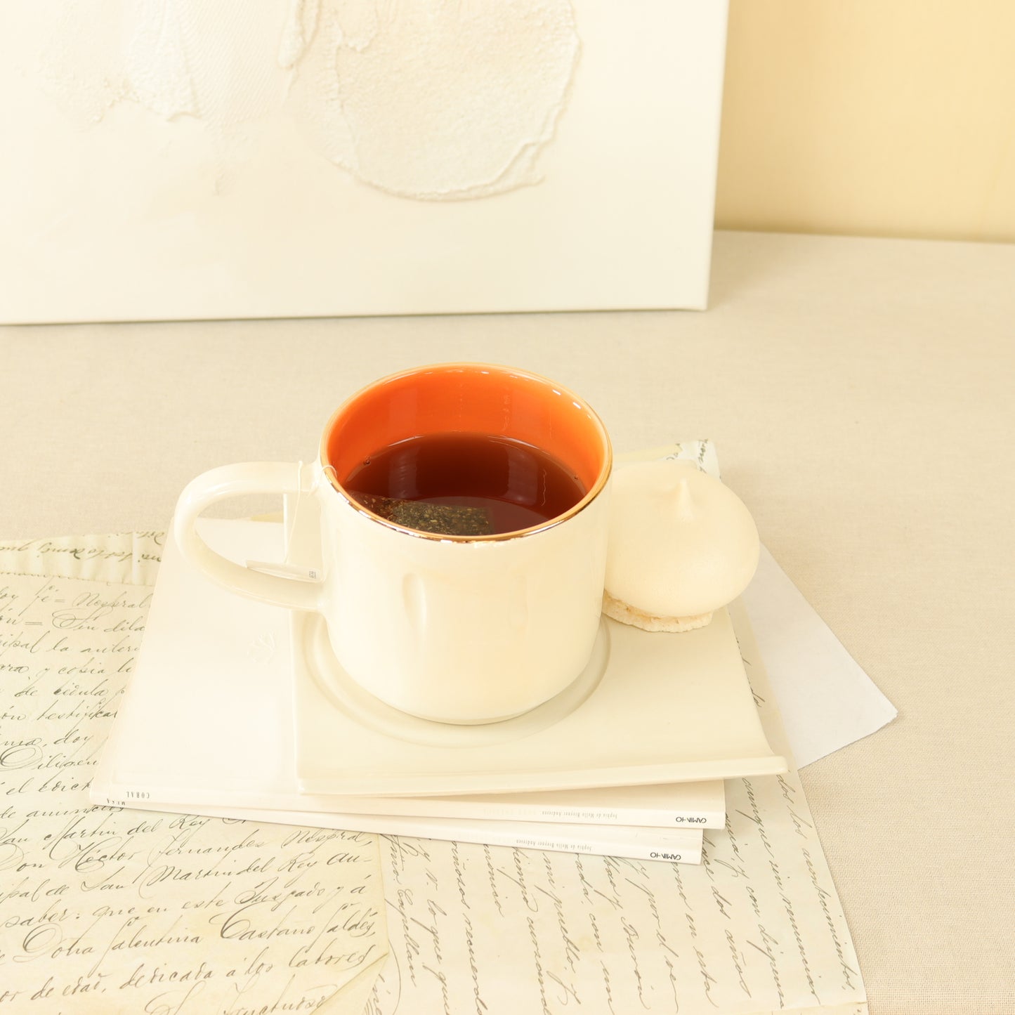 caneca flores 687