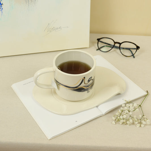 caneca abstrato preto 294