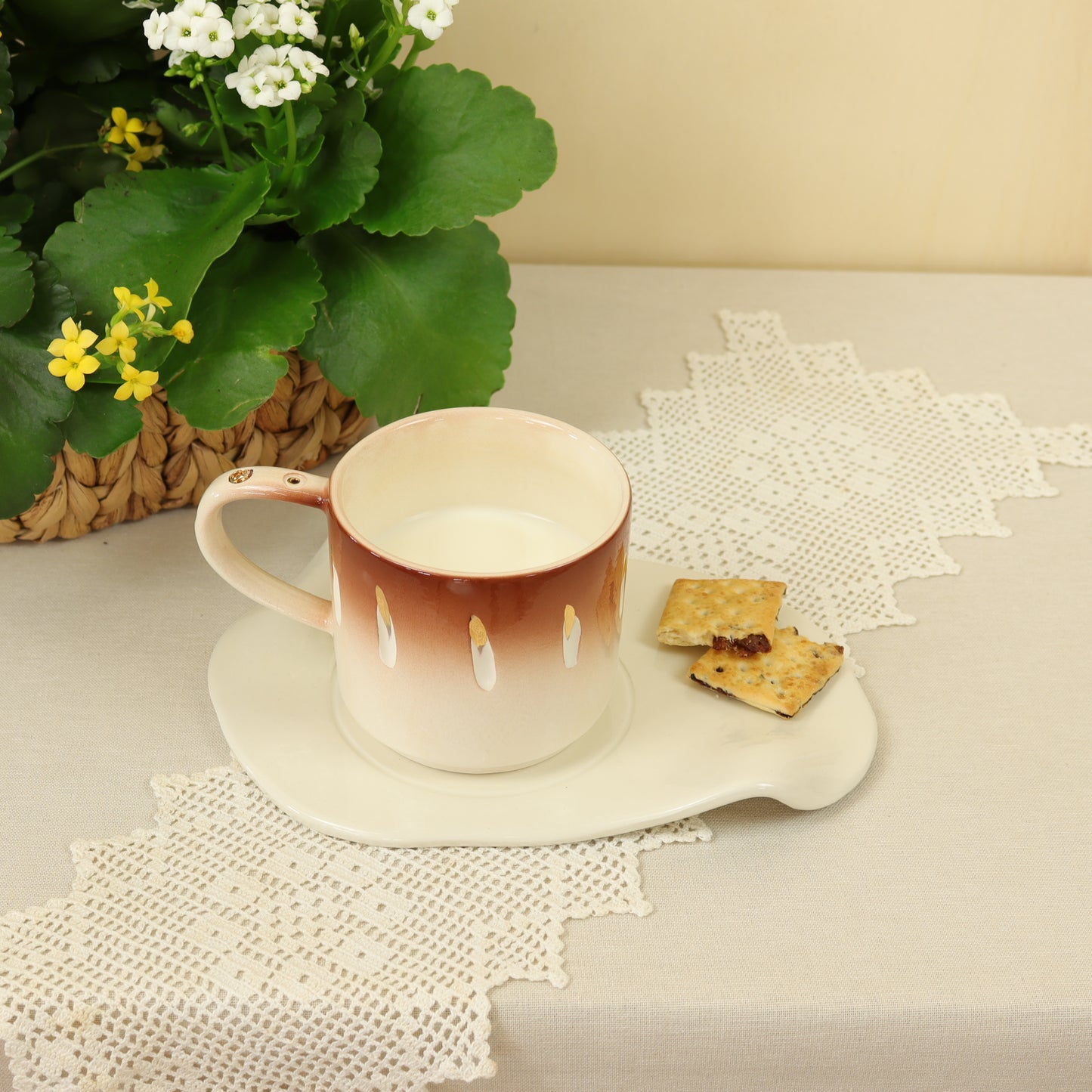 taza flores 686