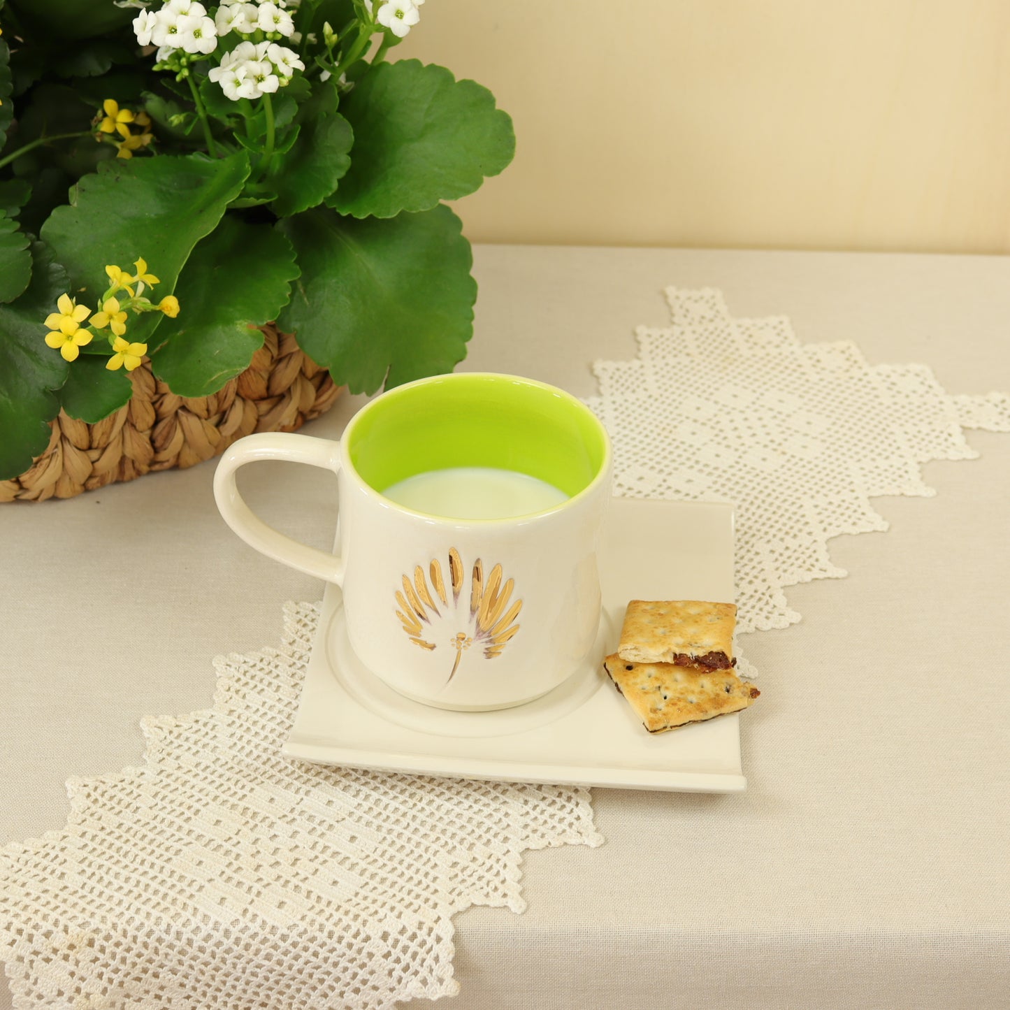 taza flores 698