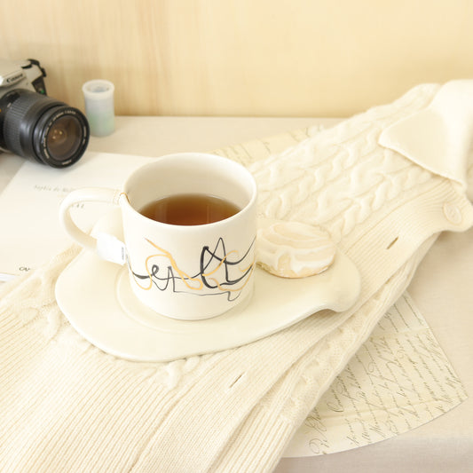 caneca abstrato preto 583