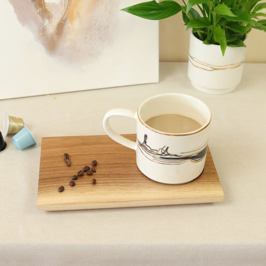 caneca abstrato preto 286