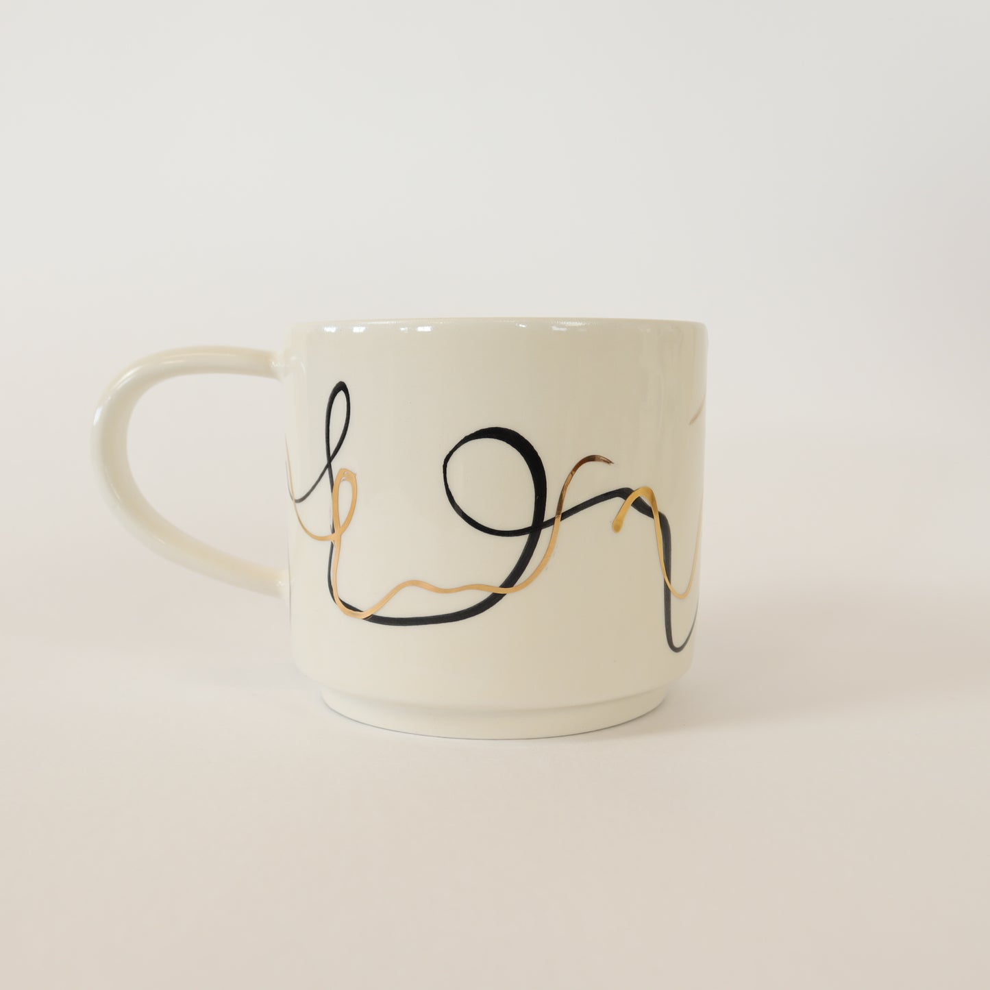 caneca abstrato preto 296