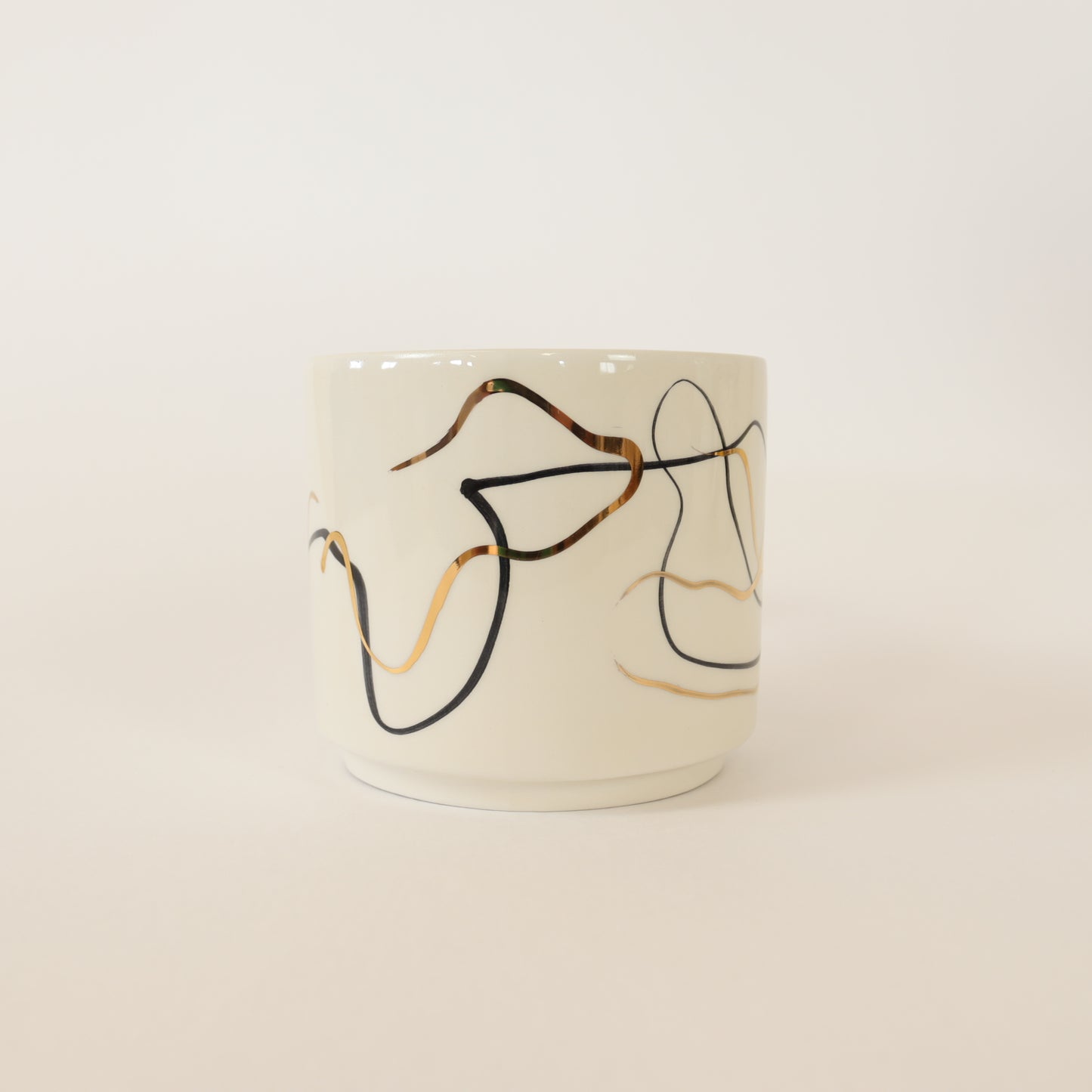 caneca abstrato preto 296