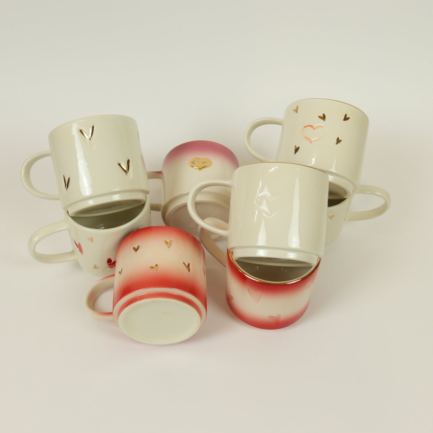 caneca corações 707