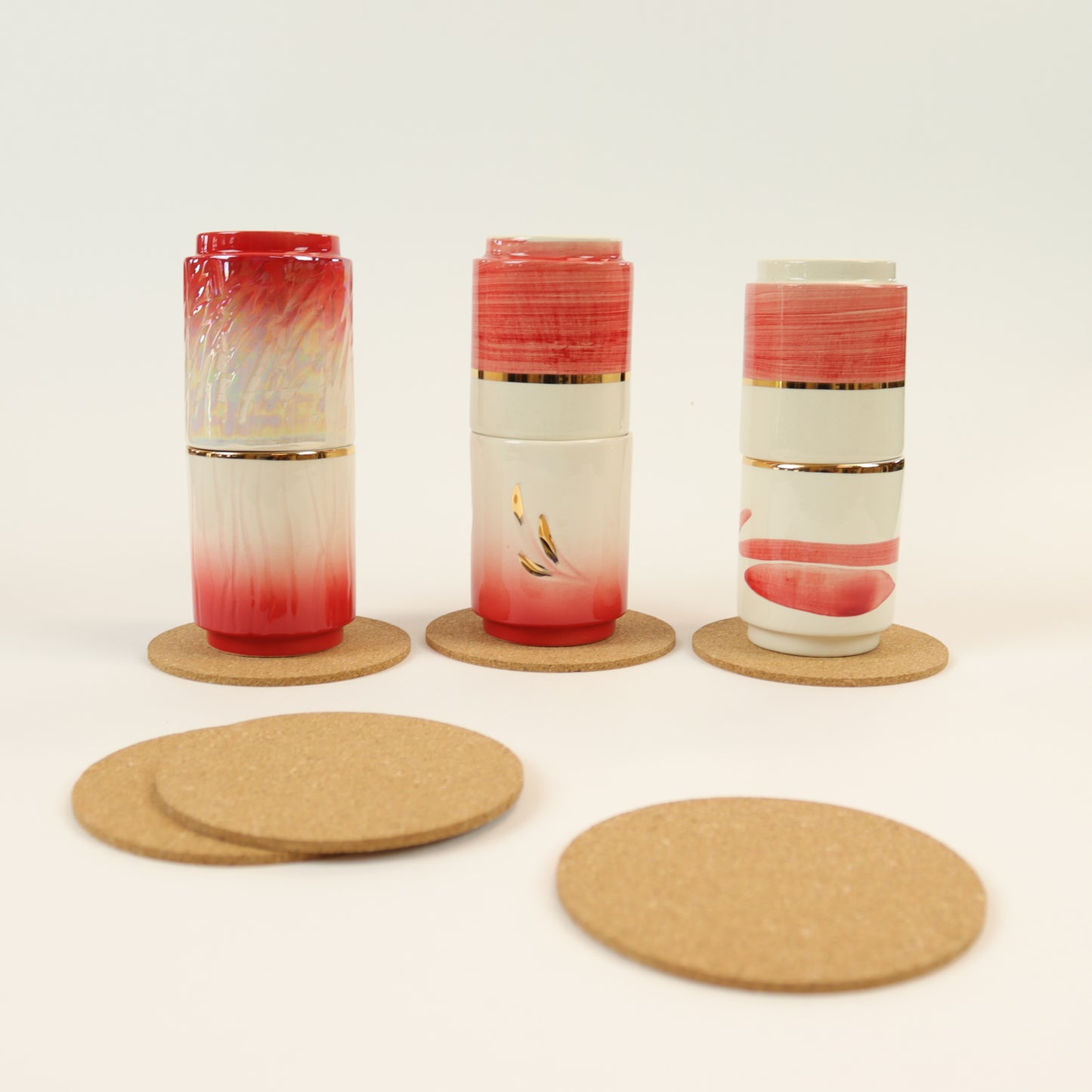 Juego de 6 tazas de café C017
