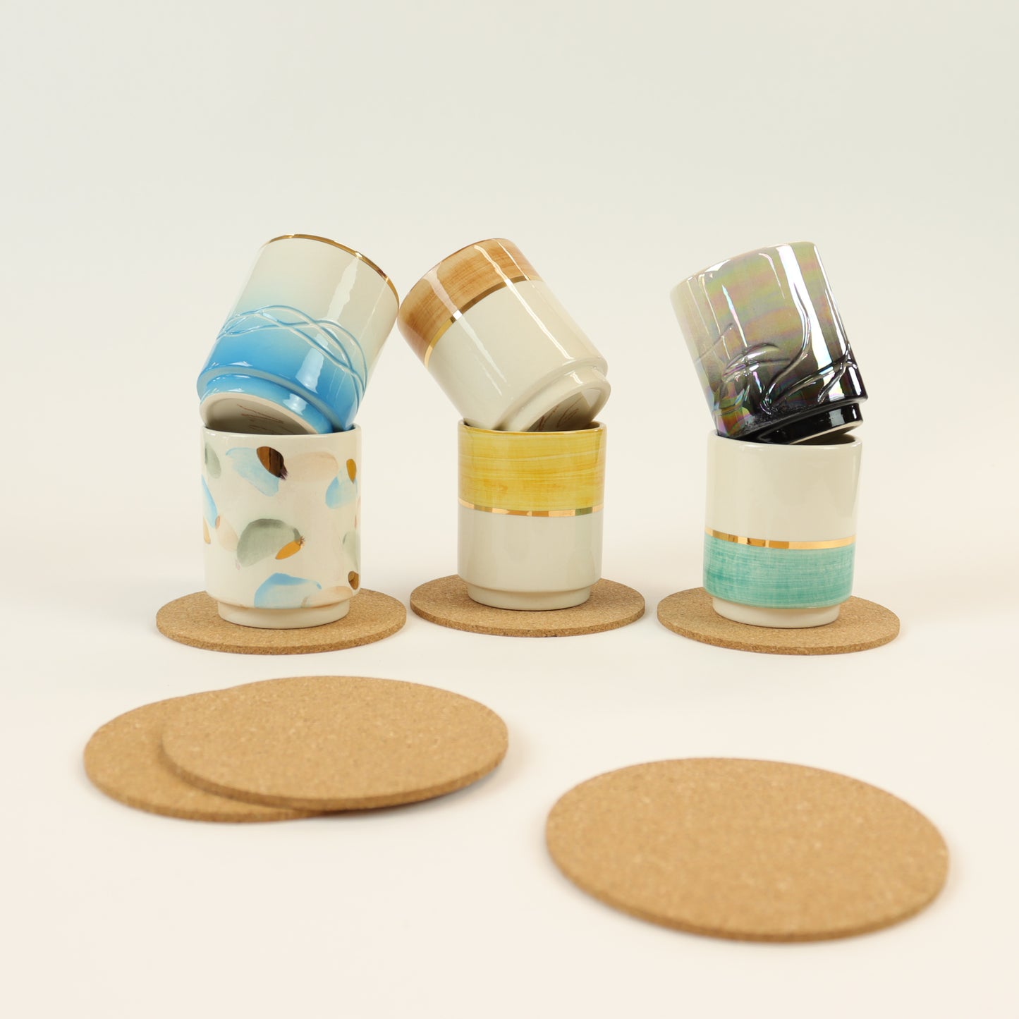 Juego de 6 tazas de café C052