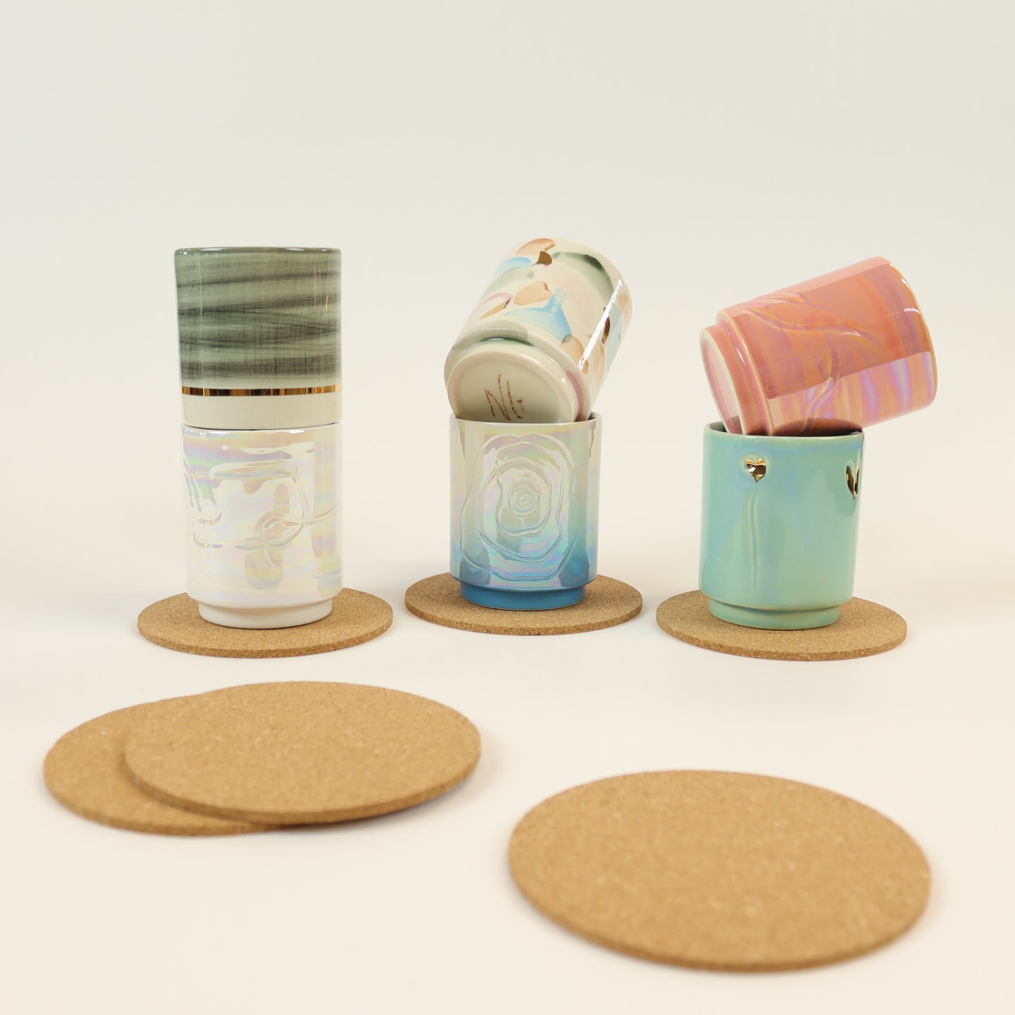 Juego de 6 tazas de café C068