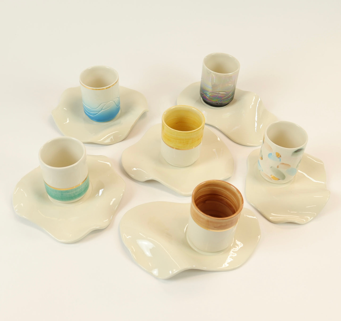 Juego de 6 tazas de café C052