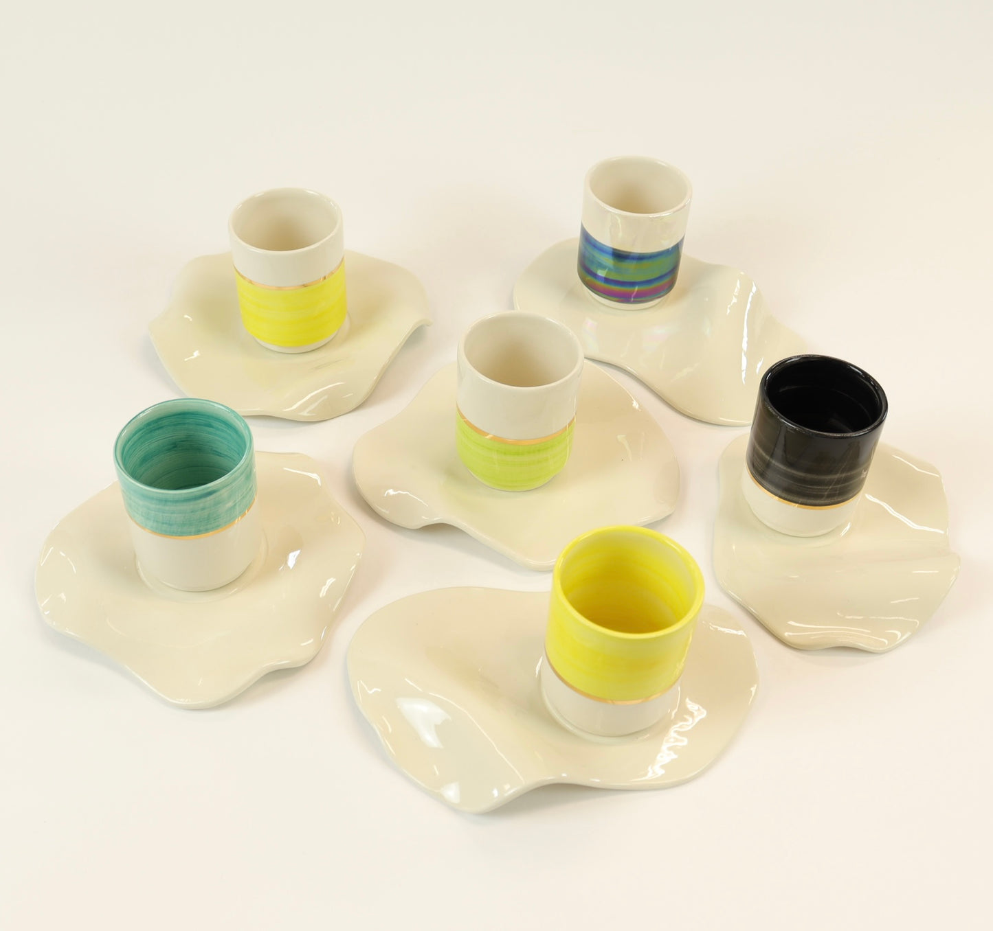 Juego de 6 tazas de café C060