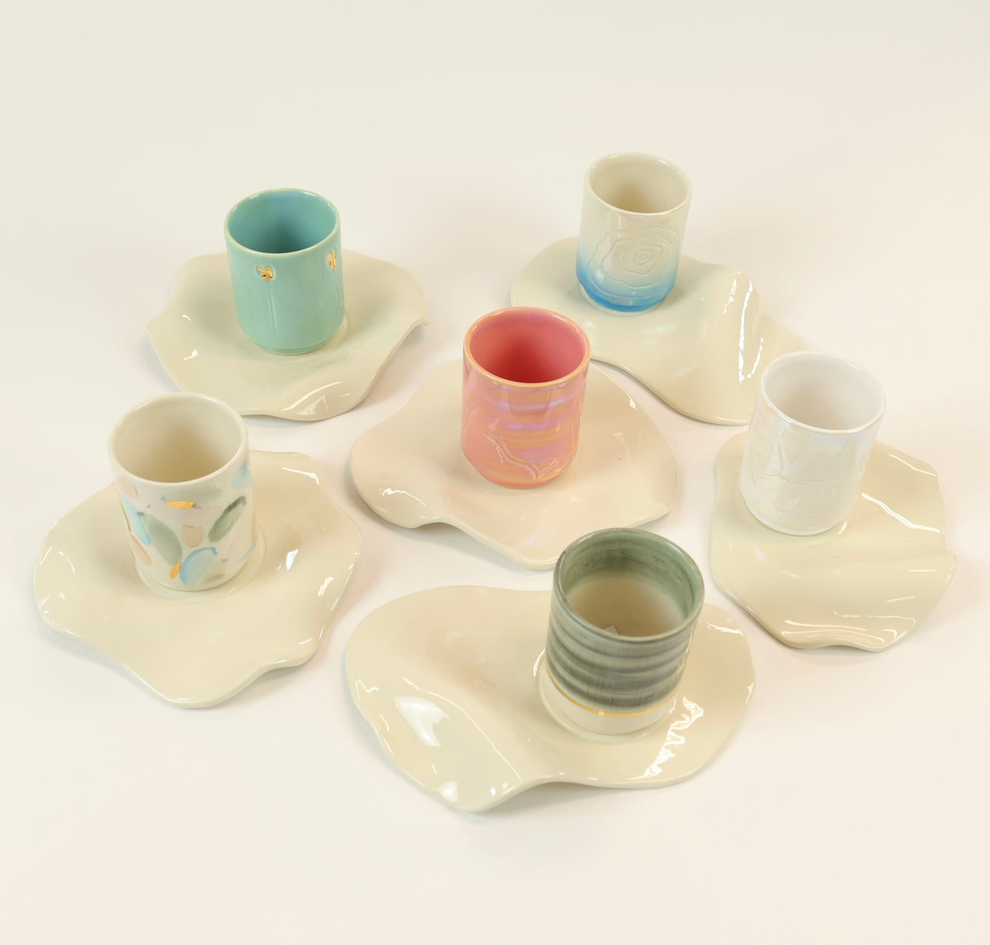 Juego de 6 tazas de café C068