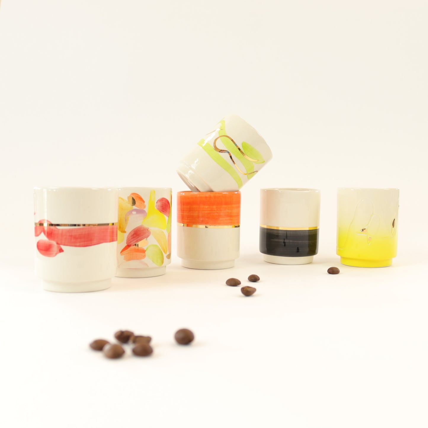 Juego de 6 tazas de café C055