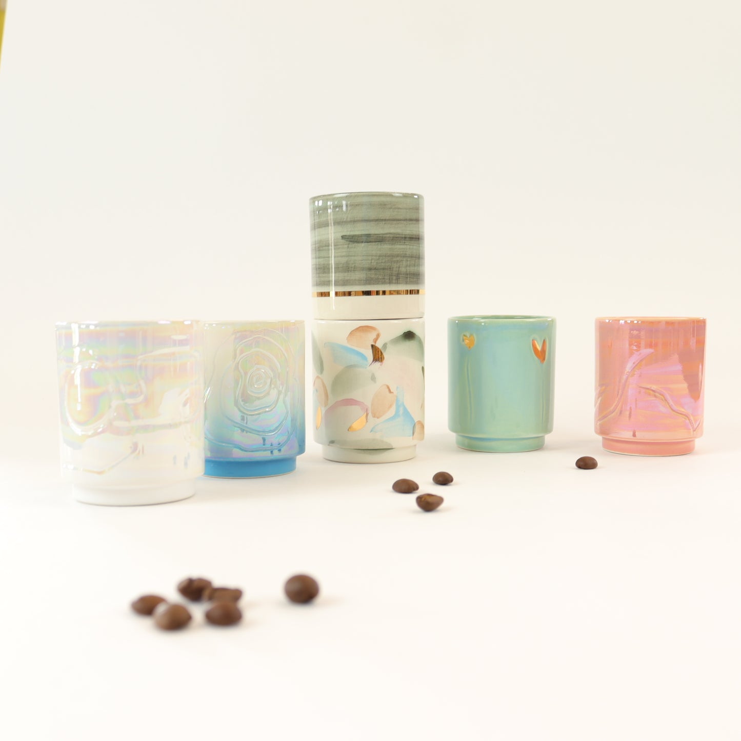 Juego de 6 tazas de café C068