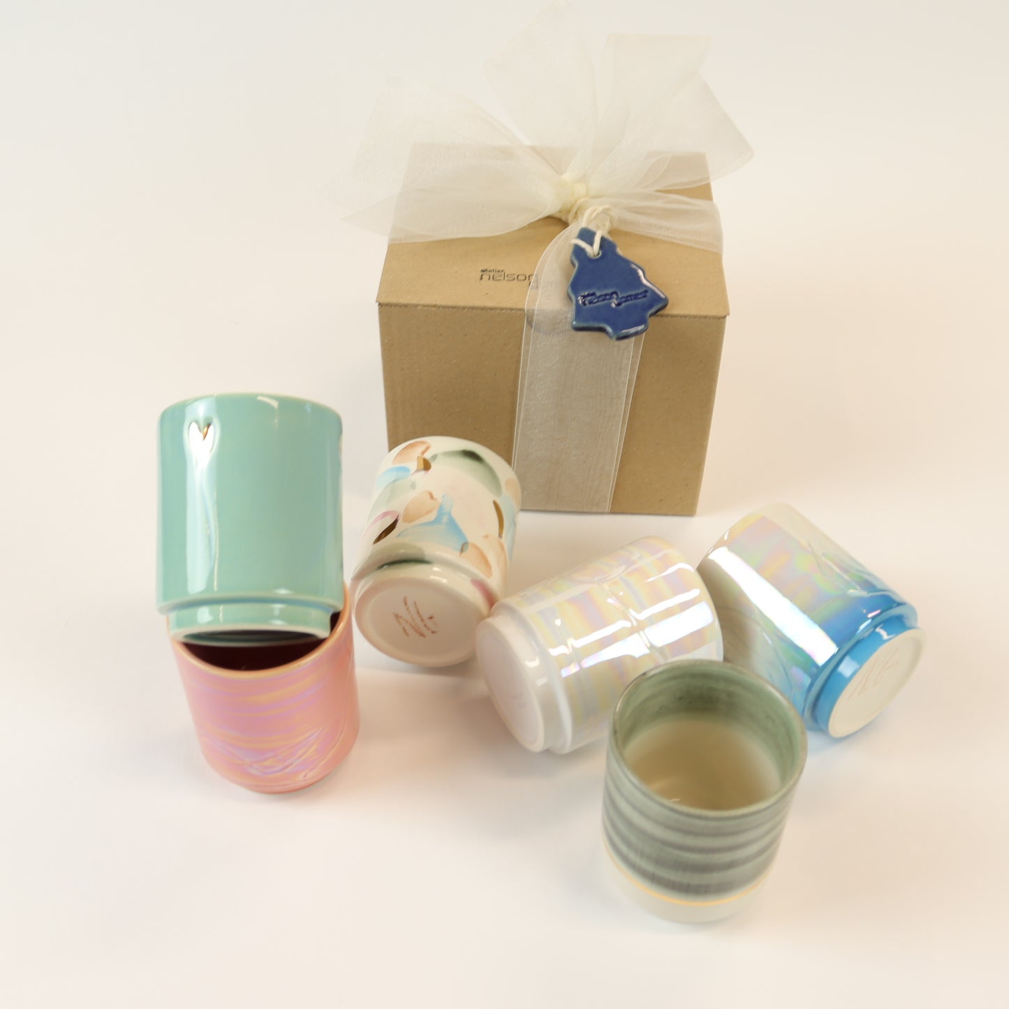 Juego de 6 tazas de café C025