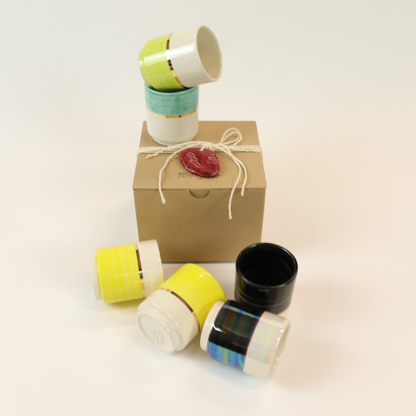 Juego de 6 tazas de café C060