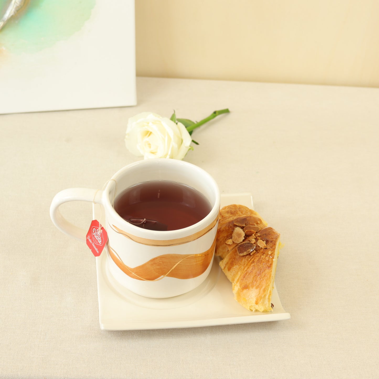 taza marrón 440