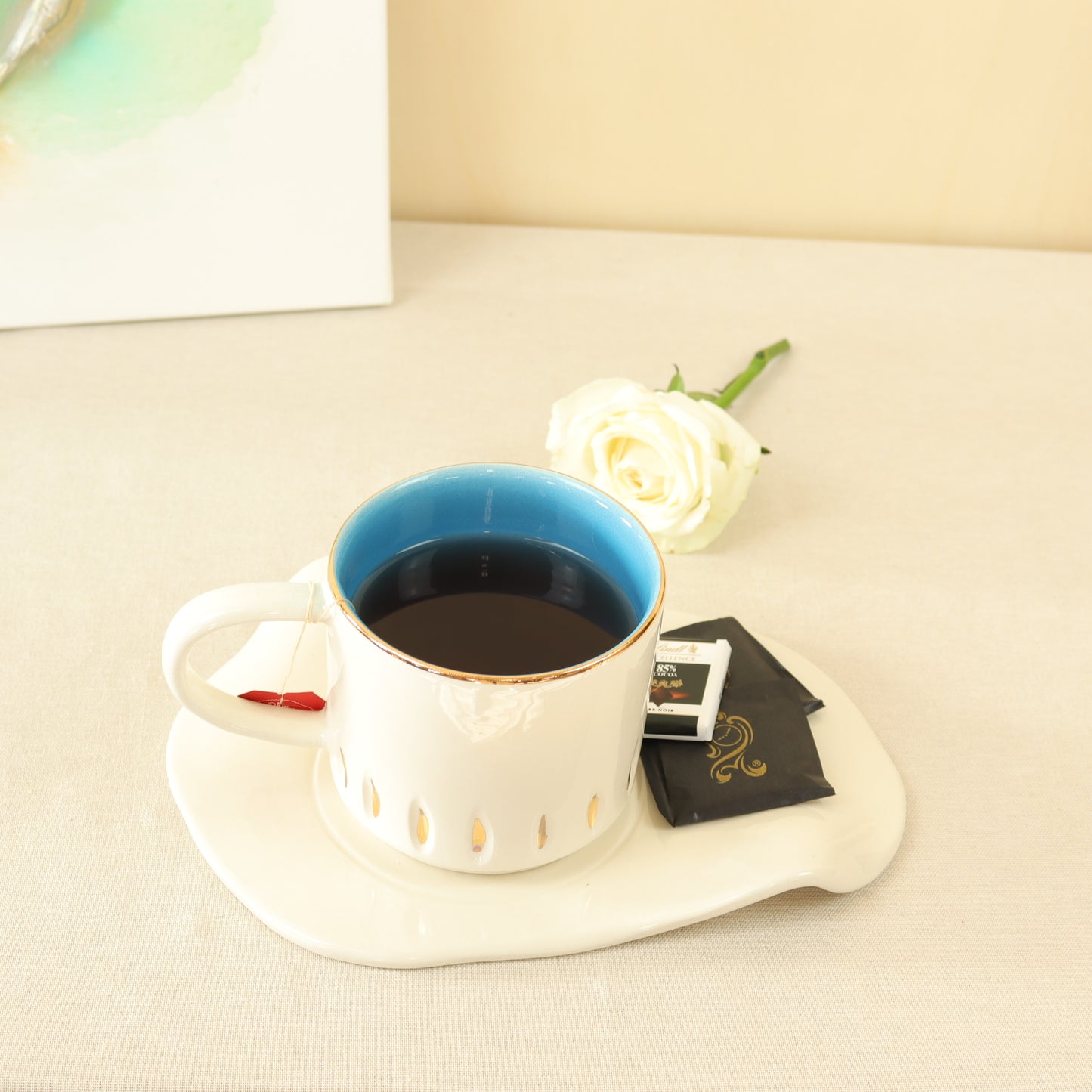 caneca floral 673
