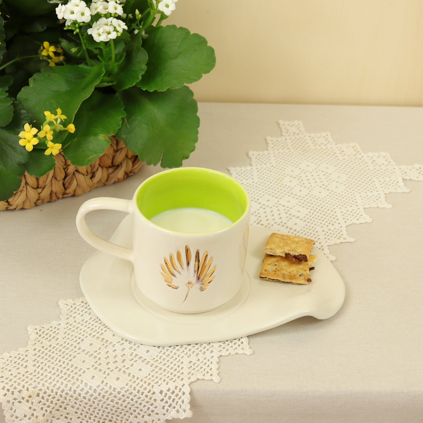 taza flores 698