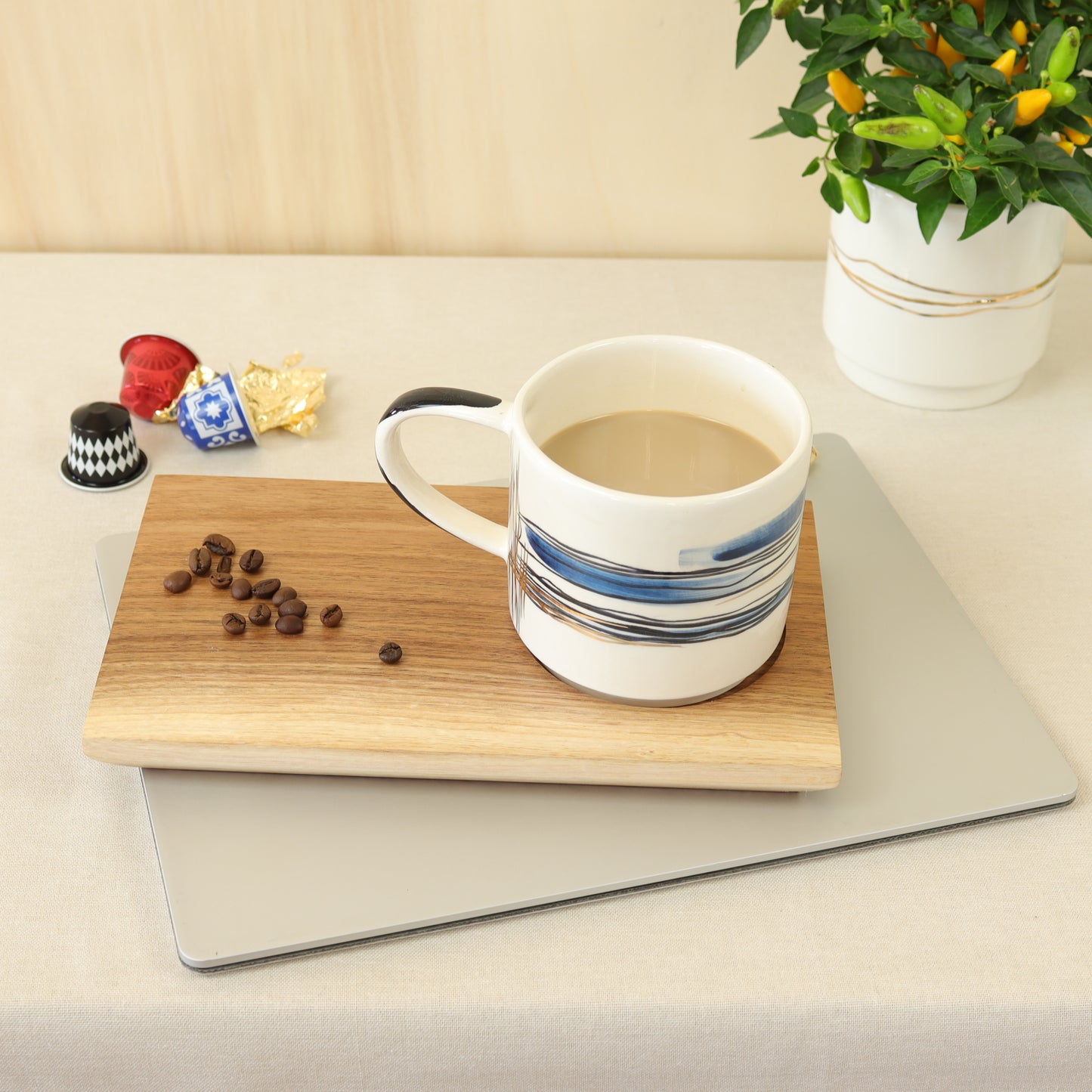 caneca azul 546