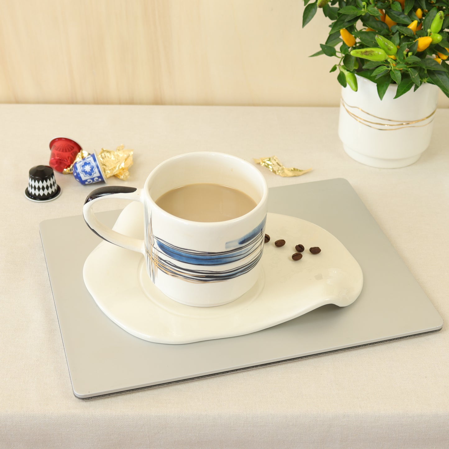 caneca azul 546