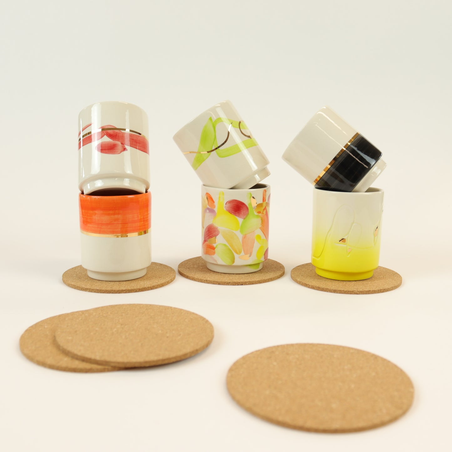 Juego de 6 tazas de café C055