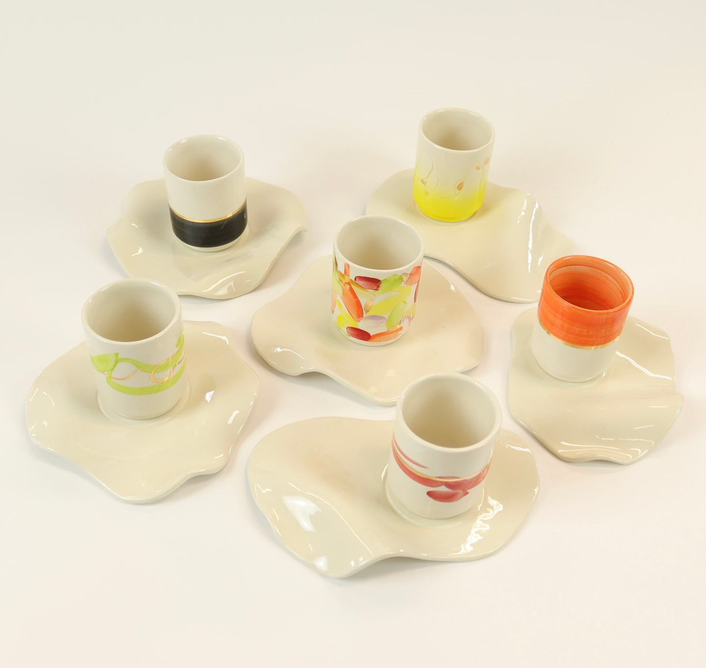 Juego de 6 tazas de café C055